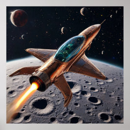Framtida raket poster