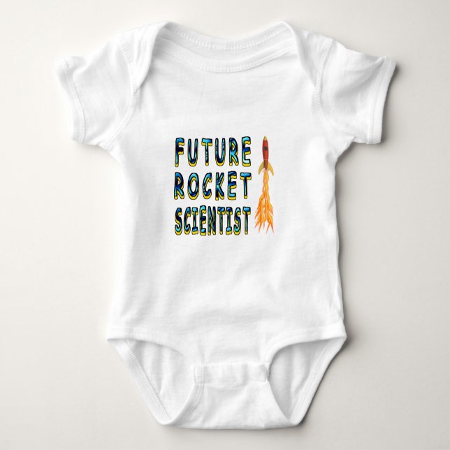 Framtida raketforskare t-shirt (Framsida)