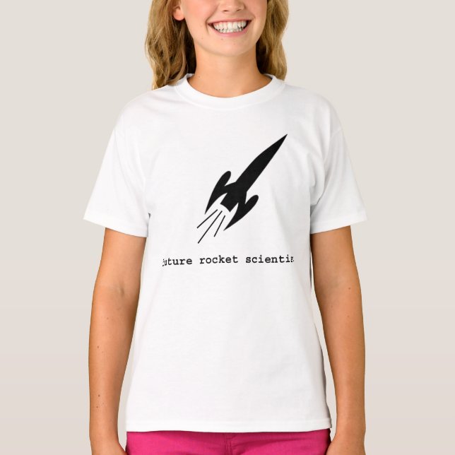 framtida raketforskare t-shirt (Framsida)