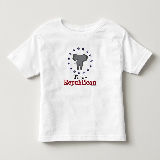 Framtida republikansk skjorta för elefantsmåbarn T Tee Shirt (Framsida)