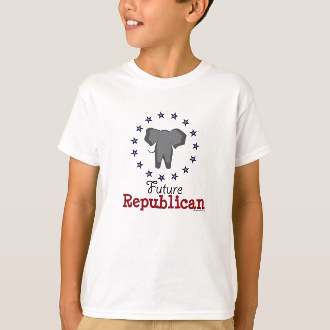 Framtida republikanska Elephant Sweatshirt T-shirt (Framsida)