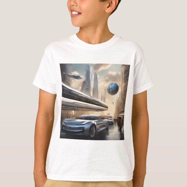 Framtida resor: Utforska morgondagen T Shirt (Framsida)