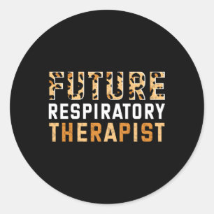 Framtida respiratorisk terapi rt Student Runt Klistermärke