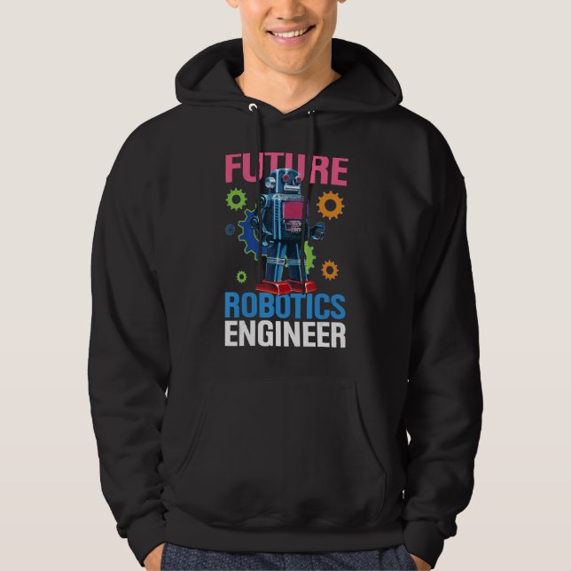Framtida Robotics Ingenjör Robotics Ingenjör Hoodie (Framsida)