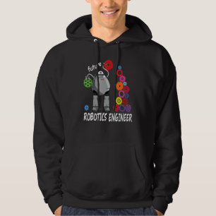 Framtida Robotics Ingenjör Technician Vintage Robo Hoodie