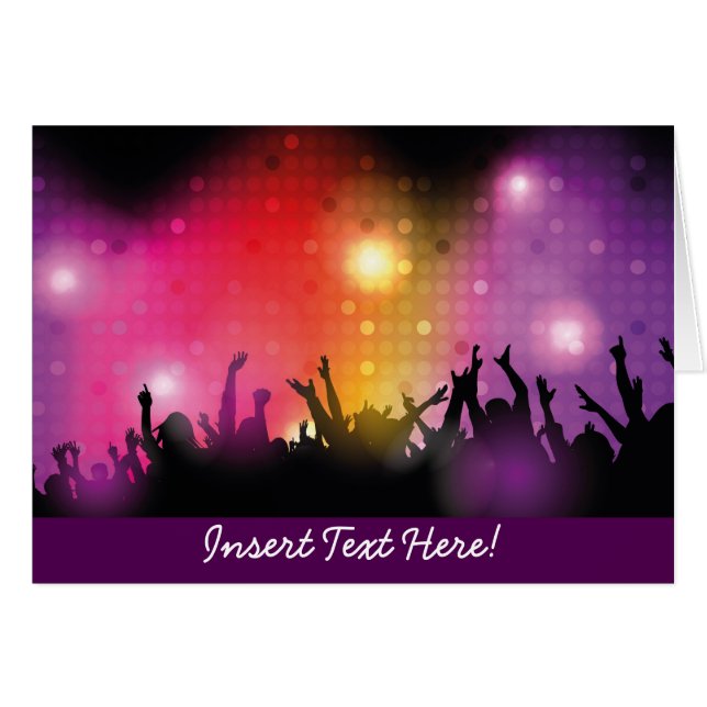 Framtida Rockstar konsert Hälsningskort (Framsidan Horizontal)