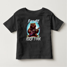 Framtida Rockstjärna - färgat björn T Shirt