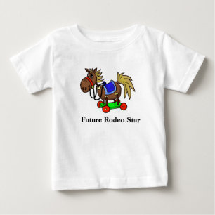 Framtida Rodeo Star Leksak Horse Baby Shirt T