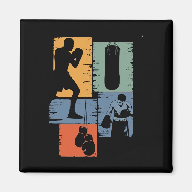 Framtida Roligt för Champion Boxer Kids Boys-grafi Magnet (Framsidan)