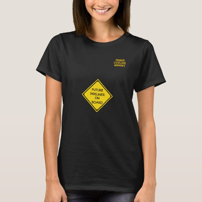 framtida rörledning tee shirt (Framsida)