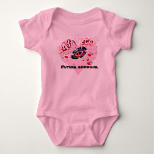 Framtida rosor för Las Vegas Showgirlbebis T Shirt