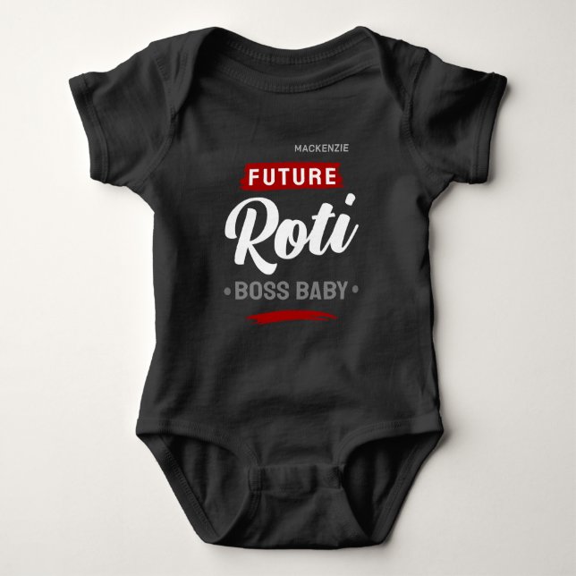 Framtida Roti Boss Baby Mörk T Shirt (Framsida)