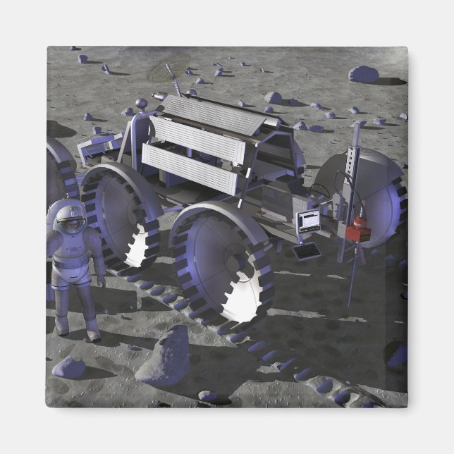 Framtida rymdforskning uppdrag 10 magnet (Framsidan)