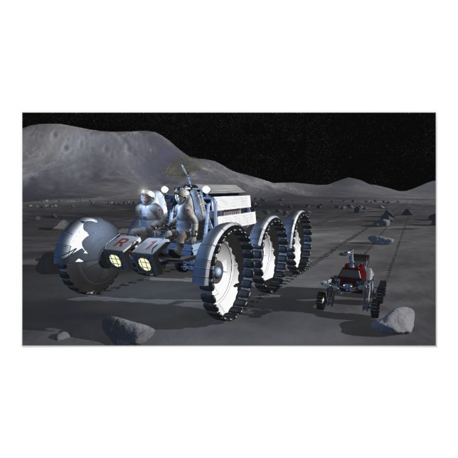 Framtida rymdforskning uppdrag 11 fototryck (Framsidan)