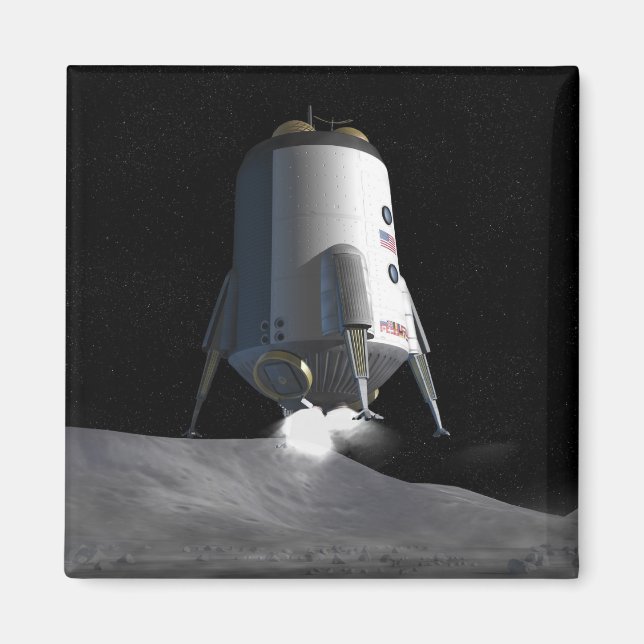 Framtida rymdforskning uppdrag 12 magnet (Framsidan)