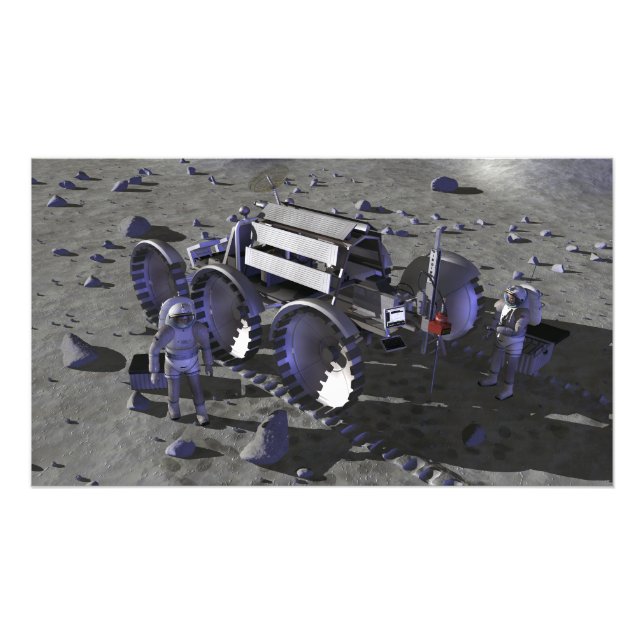 Framtida rymdforskning uppdrag 13 fototryck (Framsidan)