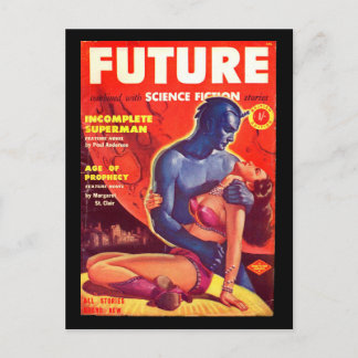 Framtida Science fiction 02 (UK)_Pulp Art Vykort