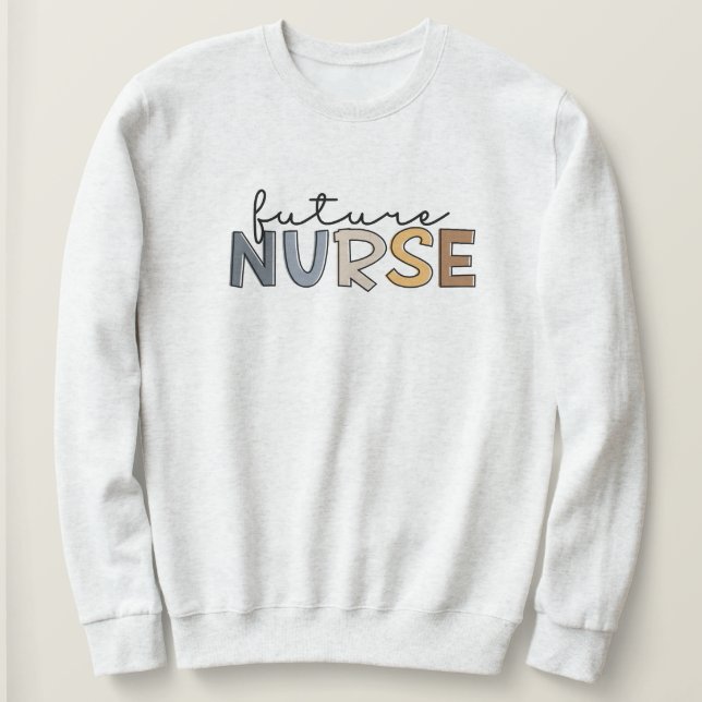 Framtida sjuksköterska | Sjukskola Student Gift T Shirt (Design framsida)