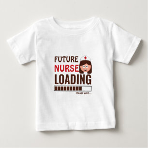 Framtida sjuksköterska som laddar upp kronan DIY f T Shirt