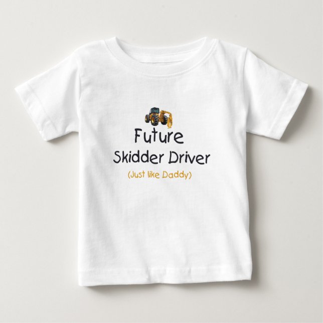 Framtida Skidderchaufför T-shirt (Framsida)