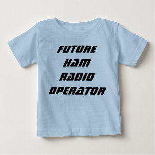 Framtida skinka radiosände operatören t-shirt