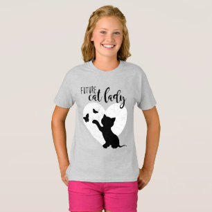 FRAMTIDA skjorta för kattunge för KATTDAMflickor T Shirt