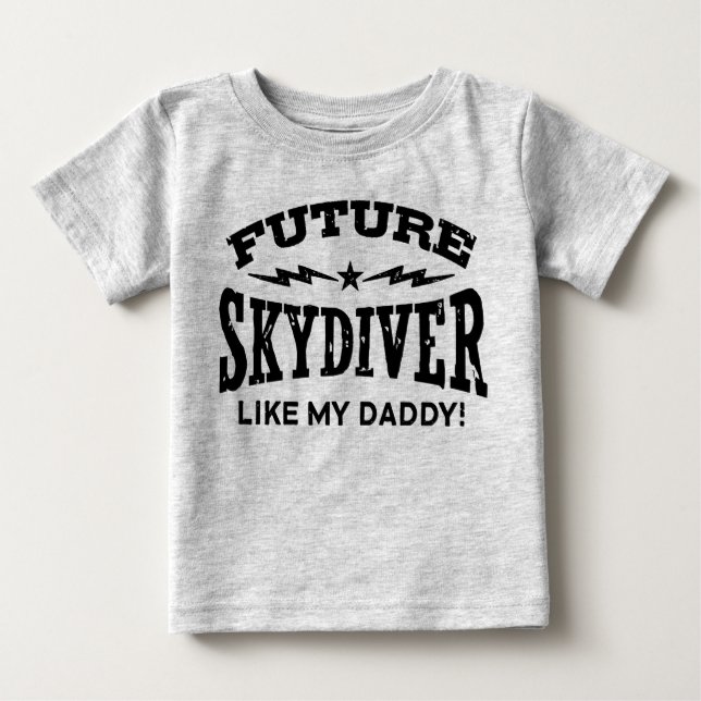 Framtida Skydiver som min pappa Tee (Framsida)