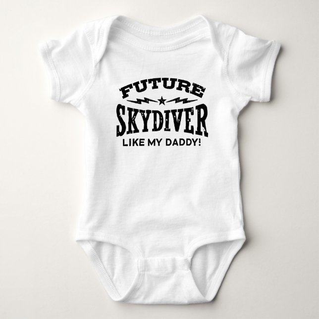 Framtida Skydiver som min pappa Tee (Framsida)