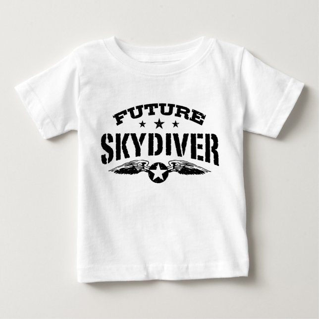 Framtida Skydiver T Shirt (Framsida)