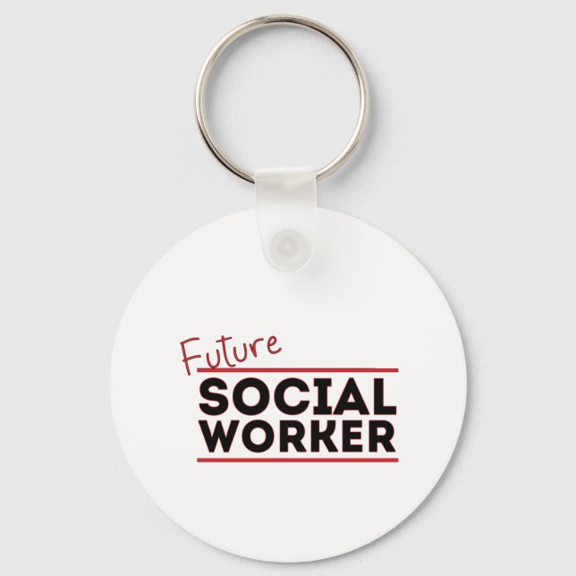 Framtida Social-arbetare Nyckelring (Framsida)