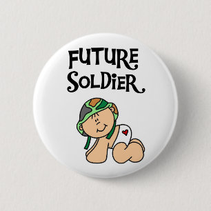 Framtida soldat för baby knapp