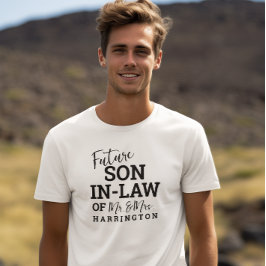 Framtida son i juridik WV Groom Bröllop T Shirt