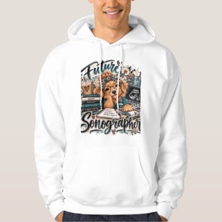 Framtida Sonograf Söt Ultraljudstekniker Hoodie