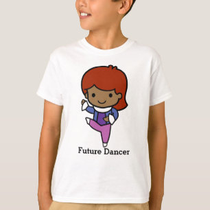 Framtida söt dansare, jazz / balett t shirt
