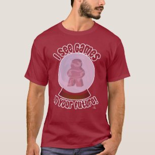 Framtida Spel Kristallkula Hobby Slogan T Shirt