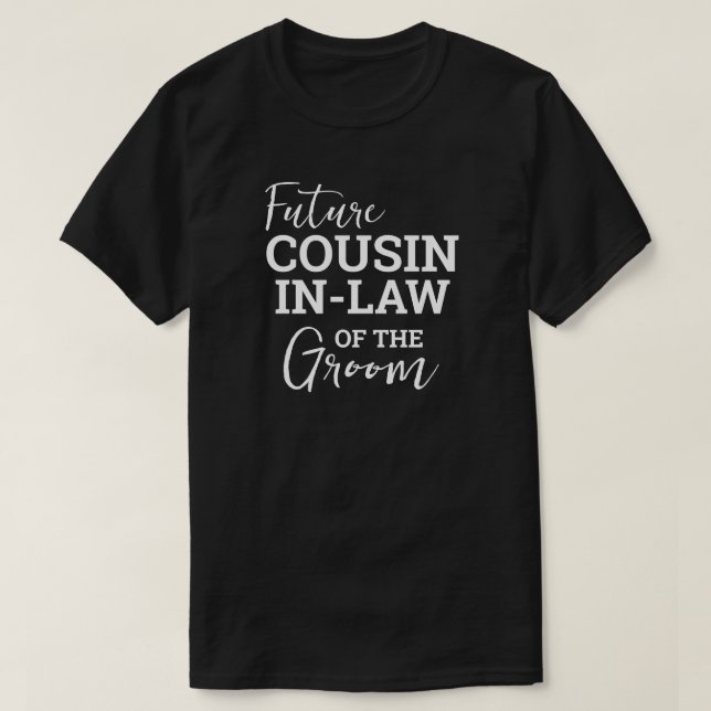 Framtida statskupper i delstaten Groom BV Bröllop T Shirt (Design framsida)