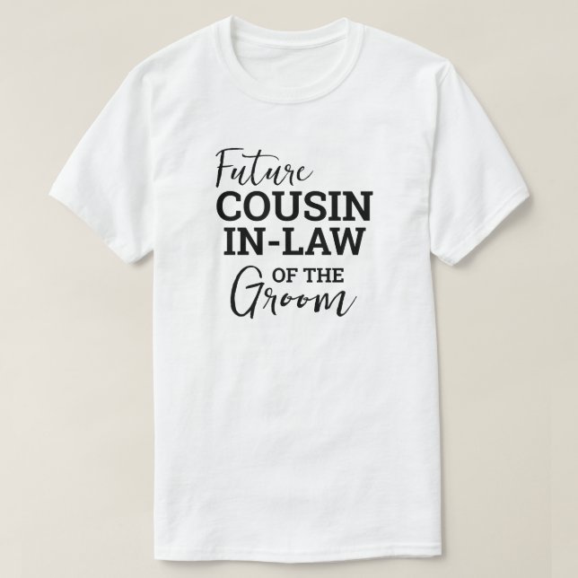 Framtida statskupper i delstaten Groom WV Bröllop T Shirt (Design framsida)