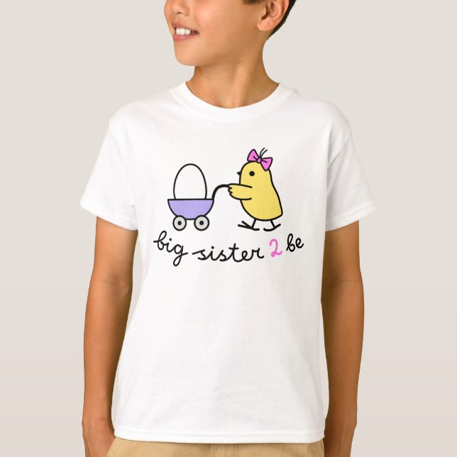 Framtida storasysterchick tee shirt (Framsida)