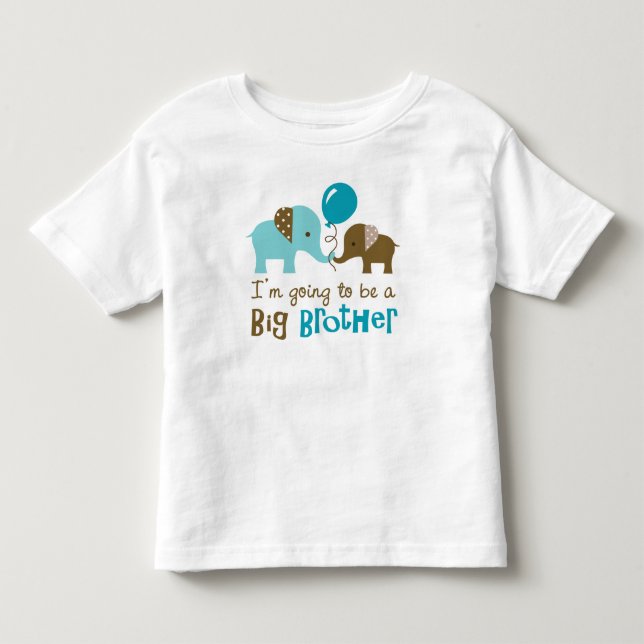 Framtida storebror - Modet Elephant T Shirt (Framsida)