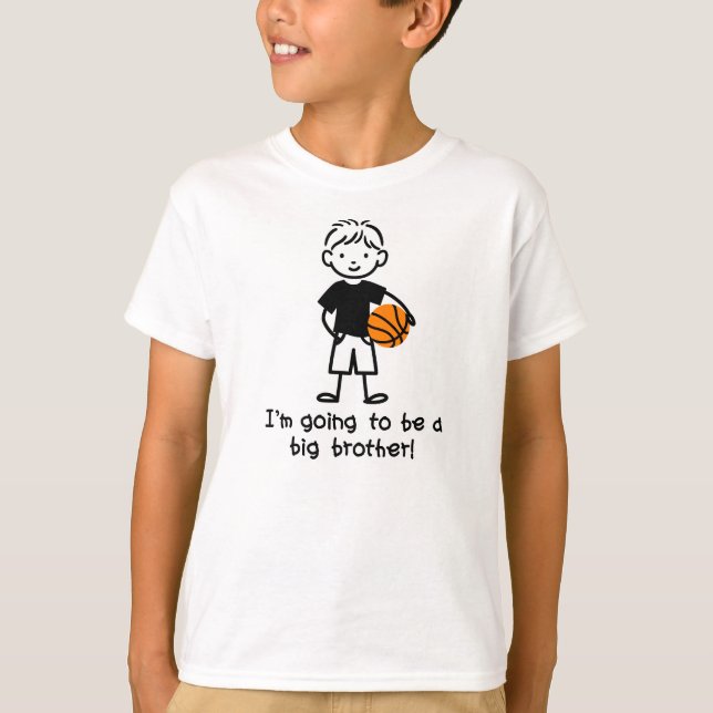 Framtida storebror - Stick figur T-shirt (Framsida)