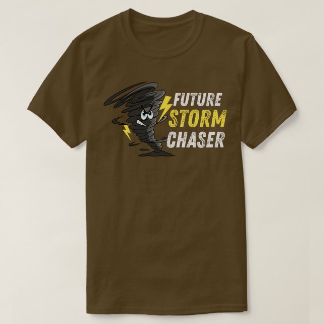 Framtida storm Weather Chaser Tornado Kids T Shirt (Design framsida)