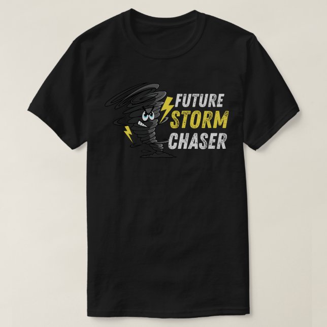 Framtida storm Weather Chaser Tornado Kids T Shirt (Design framsida)