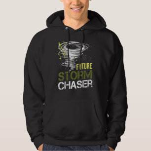 Framtida Stormjägare Väder Tornado för Meteorolog Hoodie