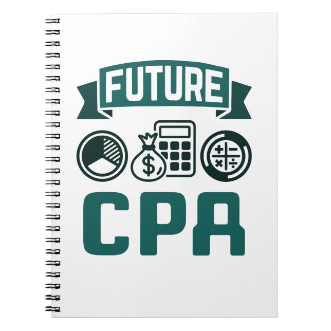 Framtida Studenten i CPA Accounting Anteckningsbok (Framsidan)