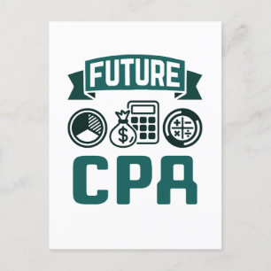 Framtida Studenten i CPA Accounting Vykort