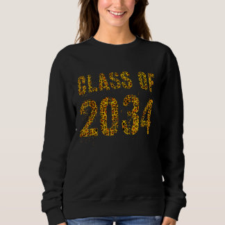 Framtida Studenten-klass av 2034 Leopard Print 1 T Shirt