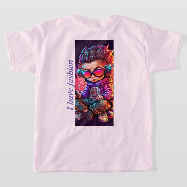 Framtida superstjärna t shirt (Laydown Baksida)