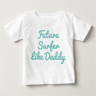 Framtida surfar som pappa t shirt