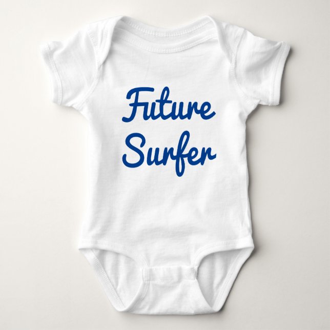 Framtida Surfer Baby-kostydräkt T Shirt (Framsida)