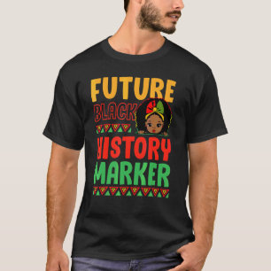 Framtida svart historikmakare Afro African Black G T Shirt